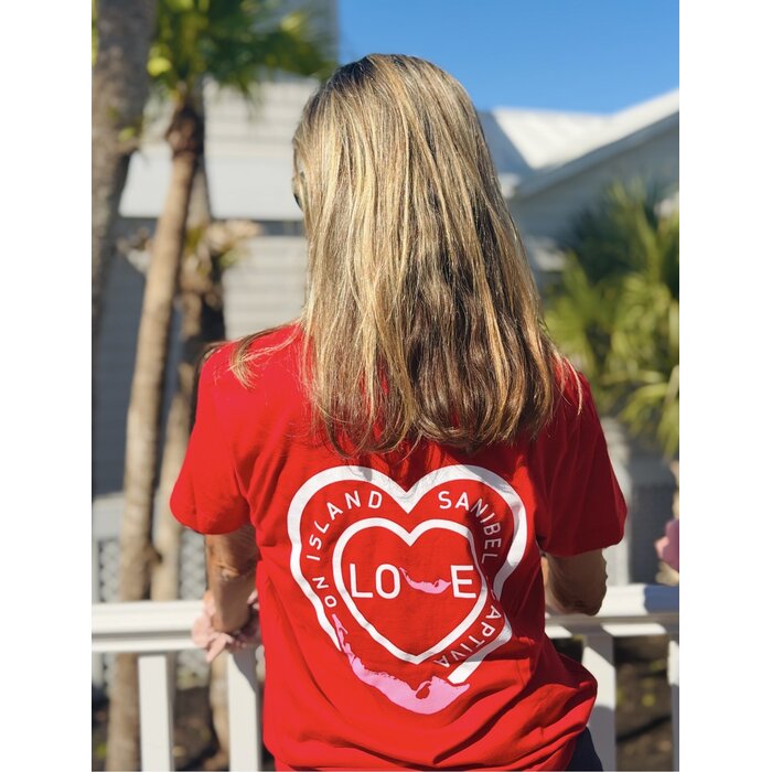 LOVE - Ladies V-Neck Short Sleeve