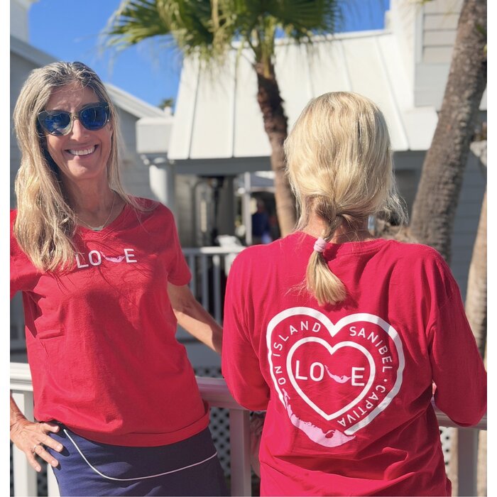 LOVE - Ladies V-Neck Short Sleeve