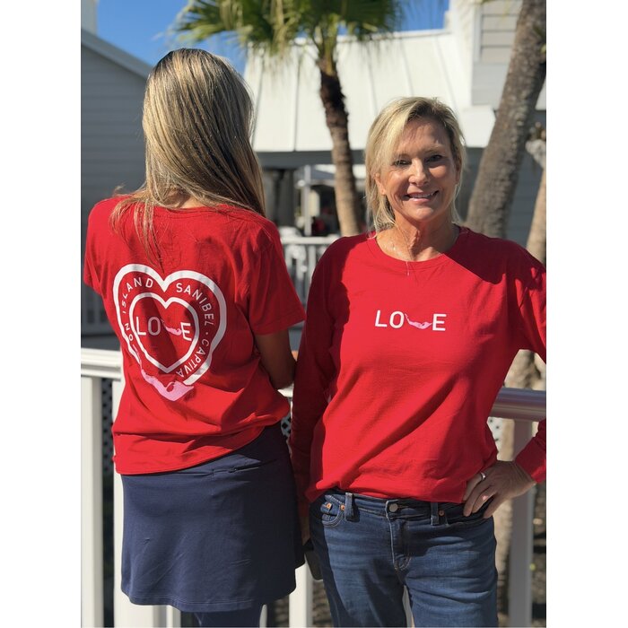 LOVE - Ladies V-Neck Short Sleeve