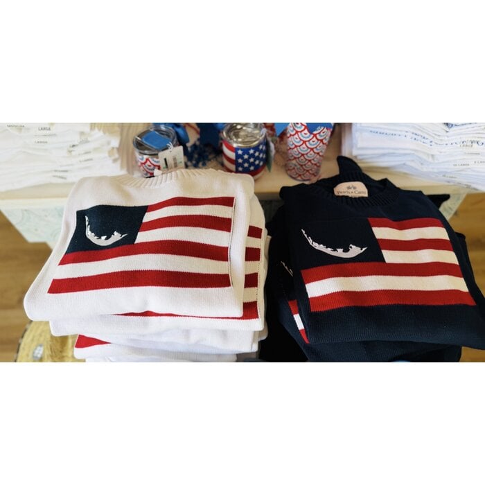 Flag Sweaters - Ladies White