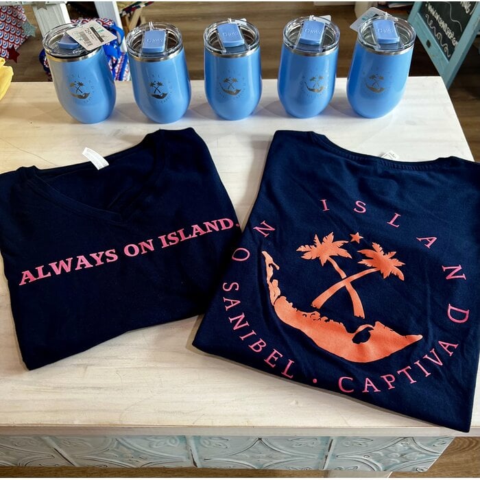 Always On Island - Ladies Navy