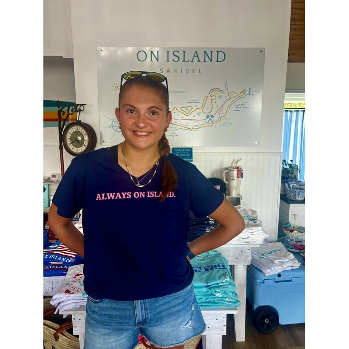 Always On Island - Ladies Navy