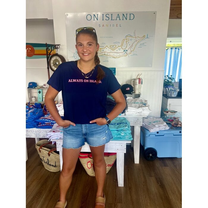 Always On Island - Ladies Navy