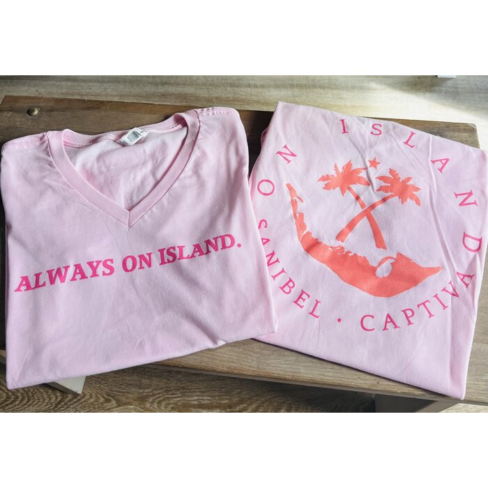 Always On Island - Ladies Pink