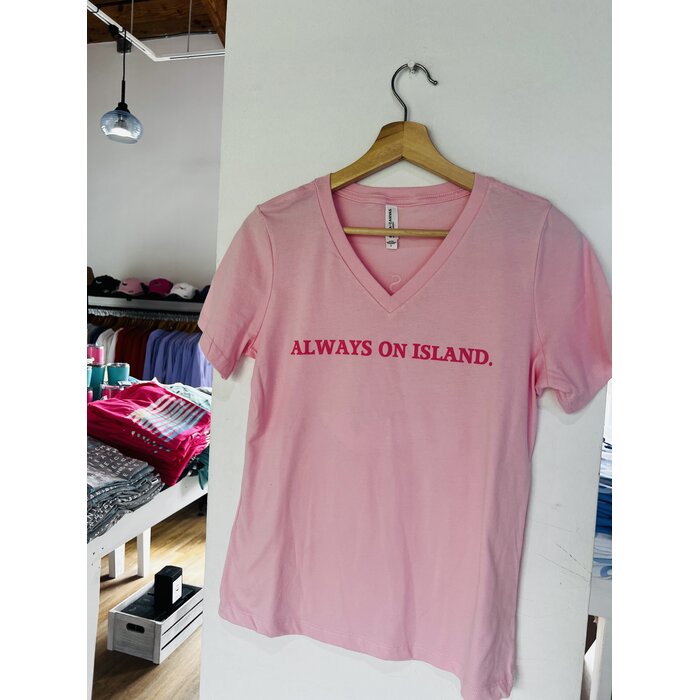 Always On Island - Ladies Pink