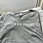 SanCap Stats Ladies Short Sleeve V-neck - Grey