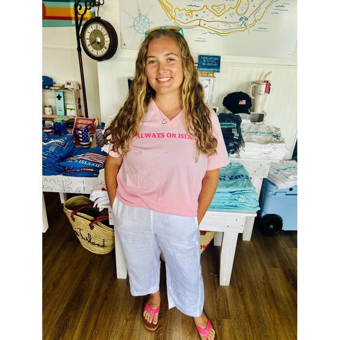 Always On Island - Ladies Pink