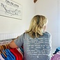 SanCap Stats Ladies Short Sleeve V-neck - Grey