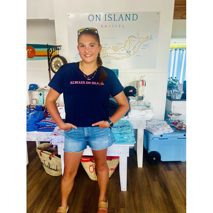 Always On Island - Ladies Navy