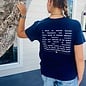 SanCap Stats Ladies Short Sleeve V-neck - Navy