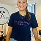 Sit. Stay. Wag! Unisex Short Sleeve Tee - Navy