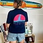 Sit. Stay. Wag! Unisex Short Sleeve Tee - Navy
