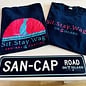 Sit. Stay. Wag! Unisex Short Sleeve Tee - Navy