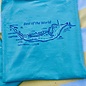 Tri Color Map Unisex Short Sleeve Mint