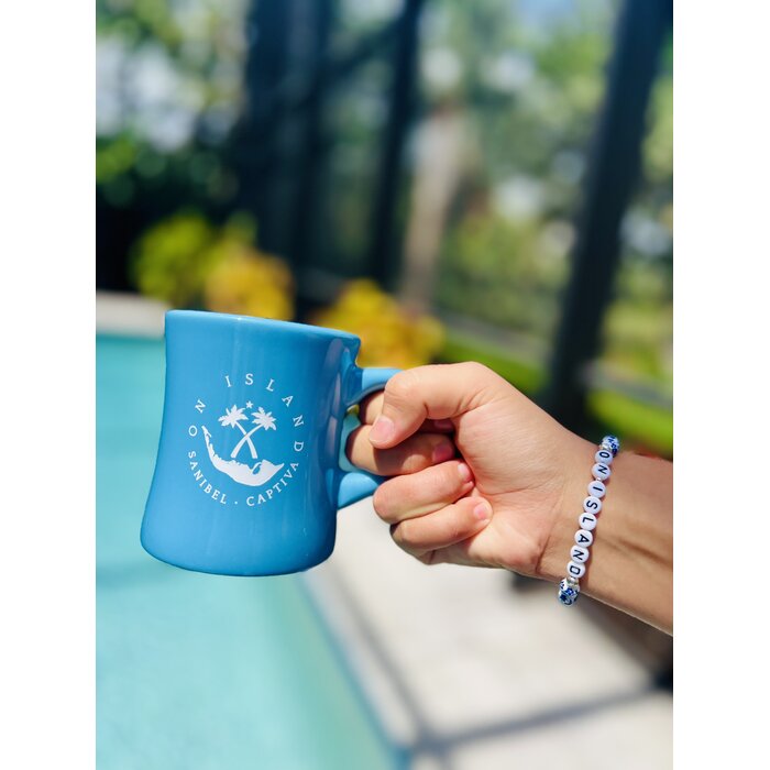 On Island Diner Mug - Blue
