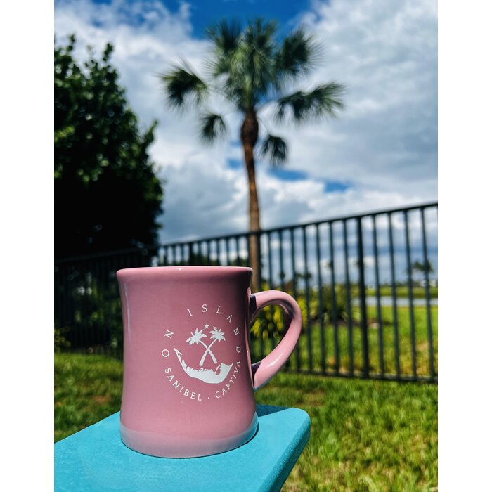 On Island Diner Mug - Pink