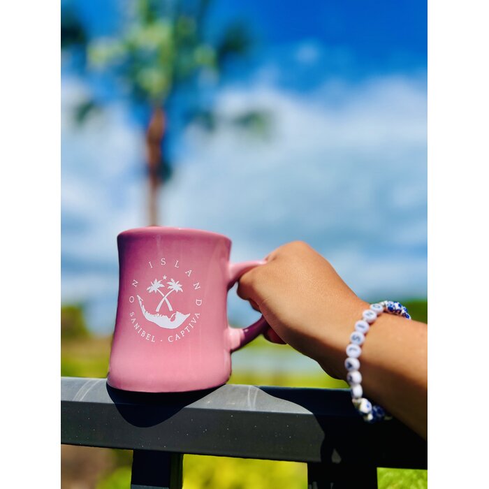 On Island Diner Mug - Pink