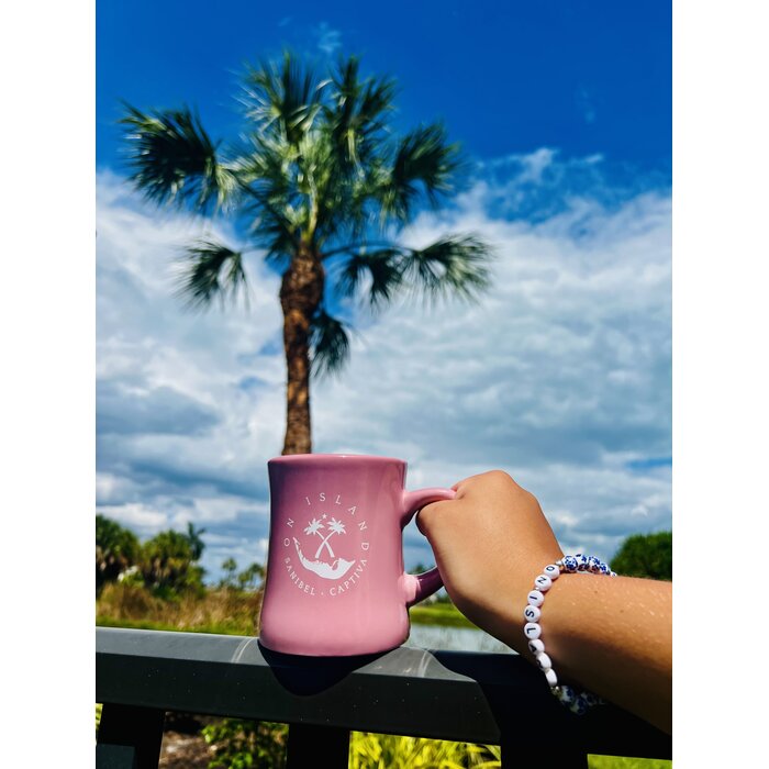 On Island Diner Mug - Pink