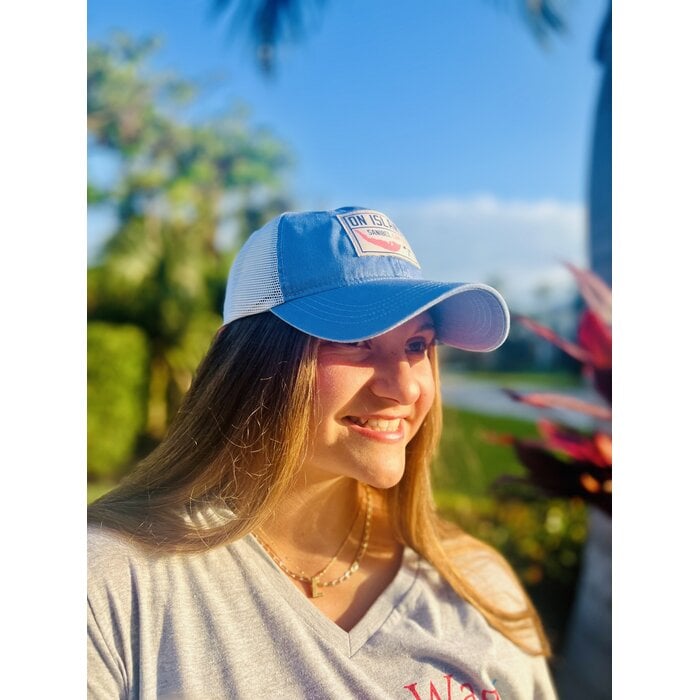 Trucker Hat - Lt Blue w/Patch