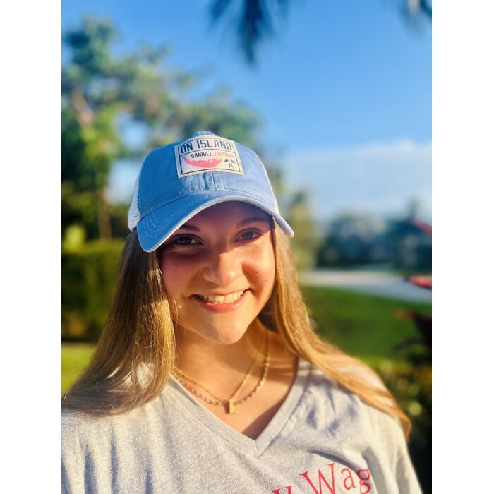 Trucker Hat - Lt Blue w/Patch