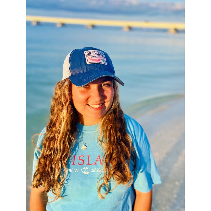 Trucker Hat - Dark Blue w/Patch