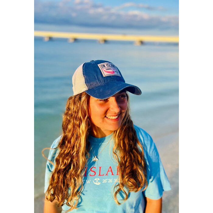 Trucker Hat - Dark Blue w/Patch