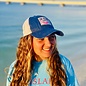 Trucker Hat - Dark Blue w/Patch