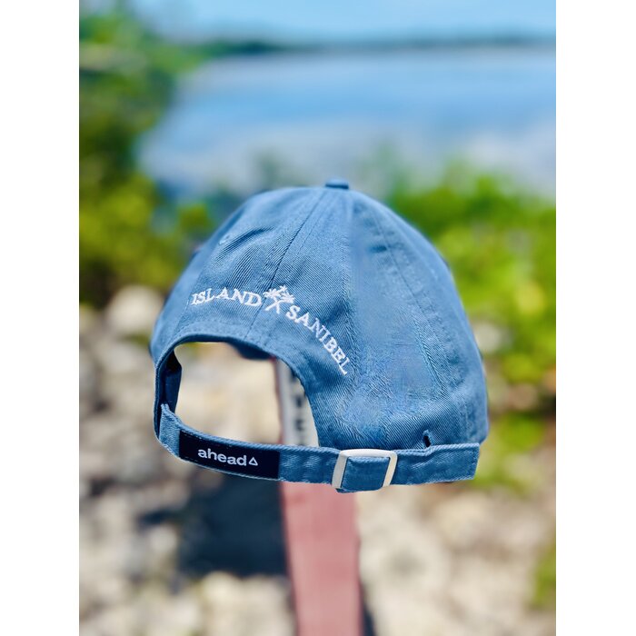 Island Map Hat - Blue
