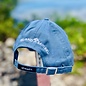 Island Map Hat - Blue