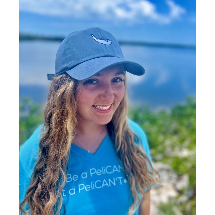 Island Map Hat - Blue