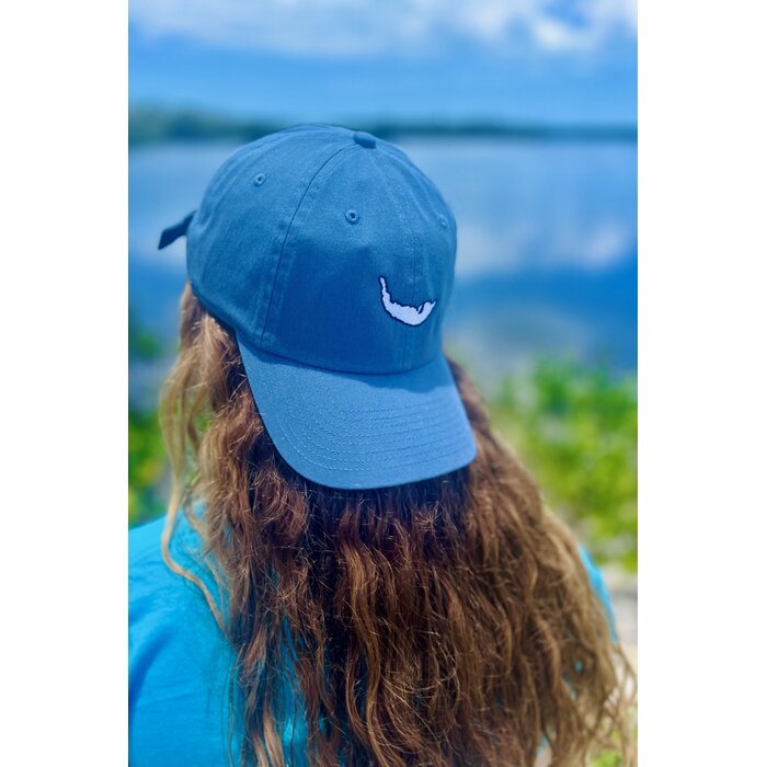 Island Map Hat - Blue