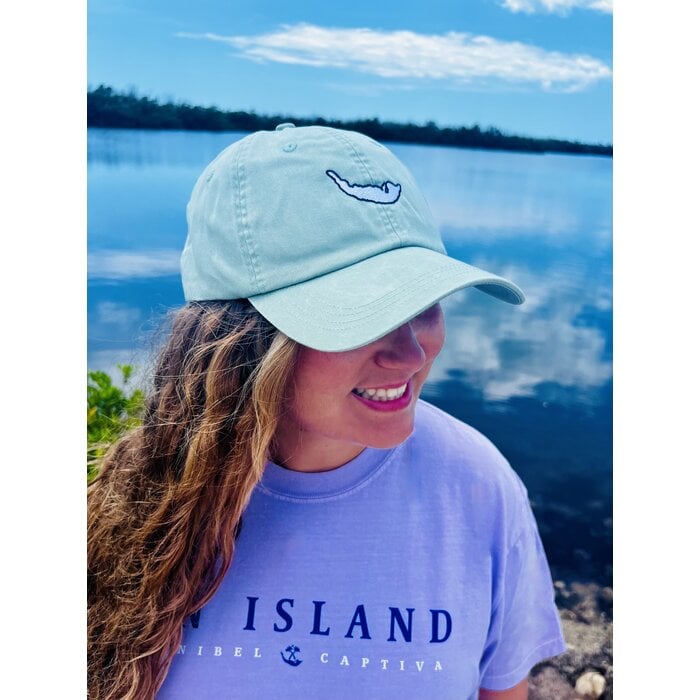 Island Map Hat - Green