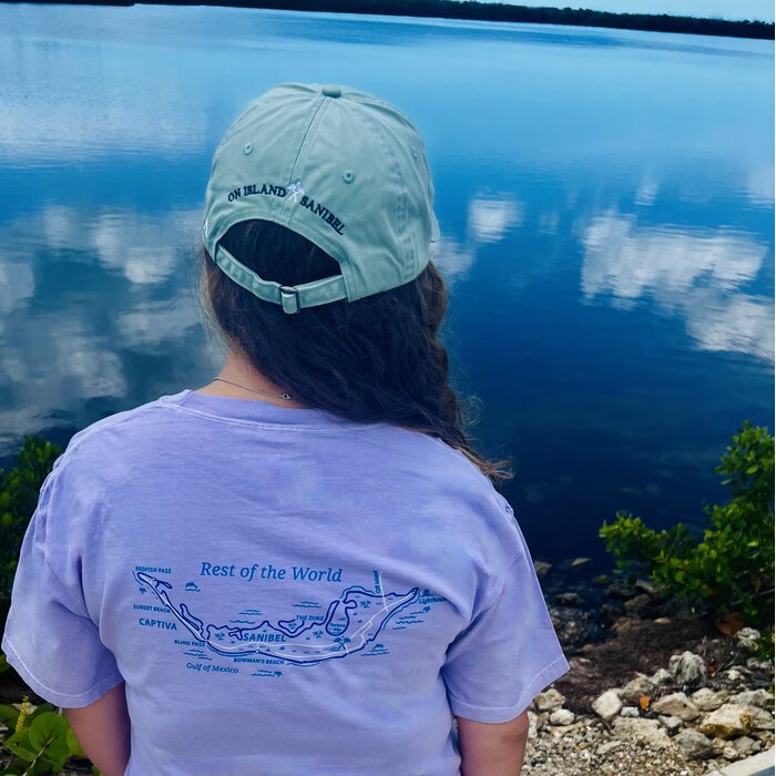 Island Map Hat - Green