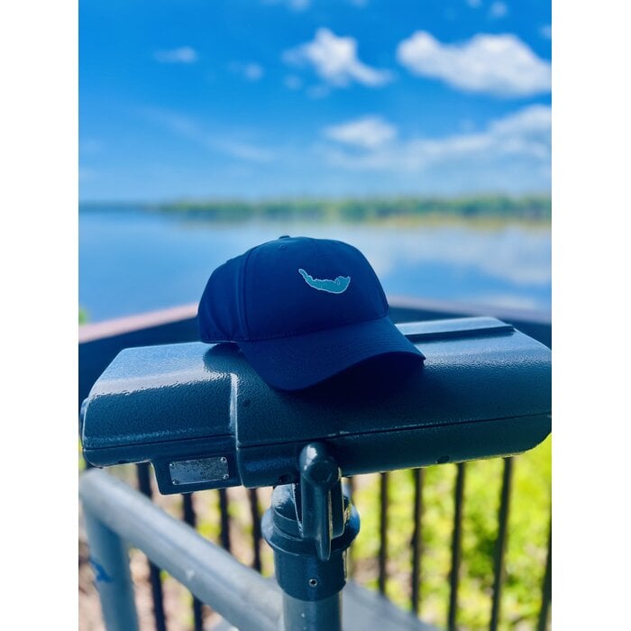Island Map Hat - Dark Blue