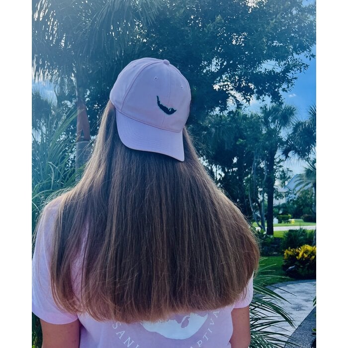 Island Map Hat - Lt Pink