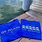 Oh The Hue-Manatee Ladies Short Sleeve V-neck - Blue