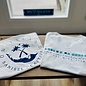 Always On Island Nautical Flags Ladies Short Sleeve V-Neck