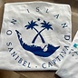 Always On Island Nautical Flags Ladies Short Sleeve V-Neck