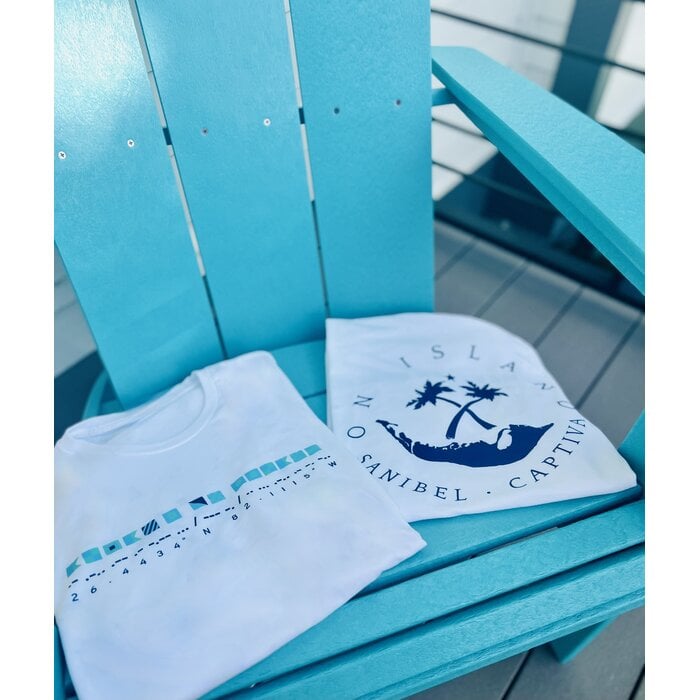 Always On Island Nautical Flags Unisex Short Sleeve