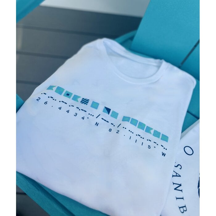 Always On Island Nautical Flags Unisex Short Sleeve