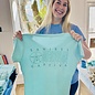 Shell Shirt - Ladies Short Sleeve V-Neck Mint