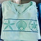 Shell Shirt - Ladies Short Sleeve V-Neck Mint