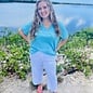 PeliCAN Ladies Short Sleeve V-neck - Blue