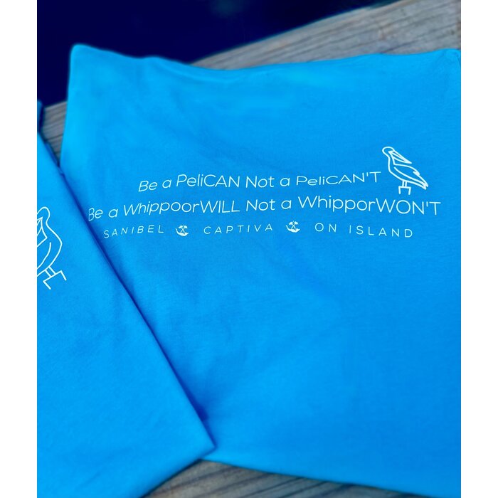 PeliCAN Ladies Short Sleeve V-neck - Blue