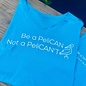 PeliCAN Ladies Short Sleeve V-neck - Blue