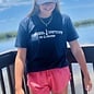 Throwback Seagull Unisex Short Sleeve - Navy