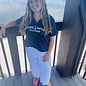 Throwback Seagull Ladies V-neck Short Sleeve - Navy