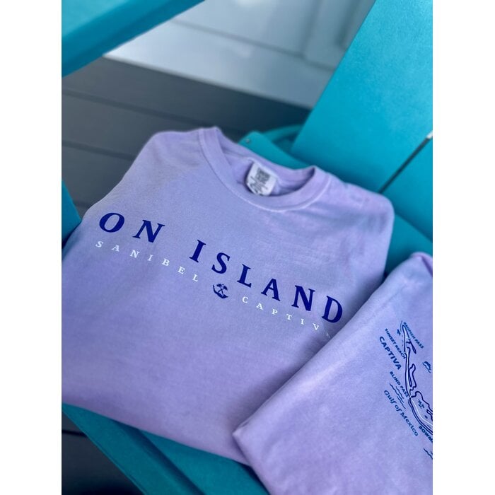 Tri Color Map - Unisex Light Lavendar