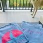 Sit. Stay. Wag! Unisex Short Sleeve Tee - Blue Grey