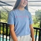 Sit. Stay. Wag! Unisex Short Sleeve Tee - Blue Grey